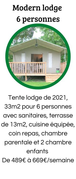 Modern lodge 6 personnes