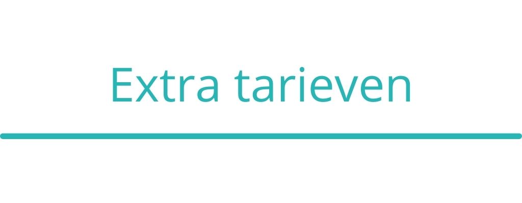 extra tarieven